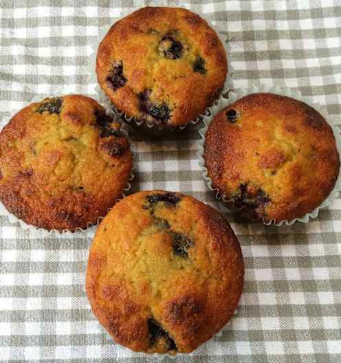 Wick's Coconut Blueberry Muffins