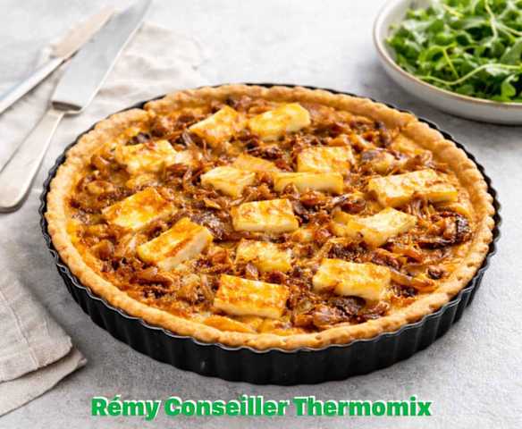 Tarte aux oignons confits & Mont des Cats