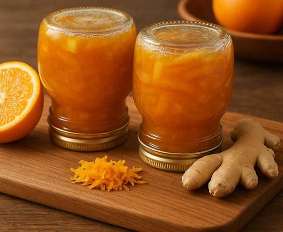 Marmellata di arance e zenzero