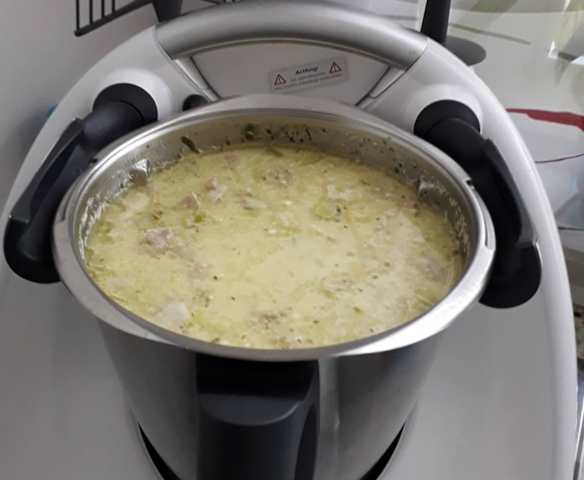 Käse-Lauch-Suppe