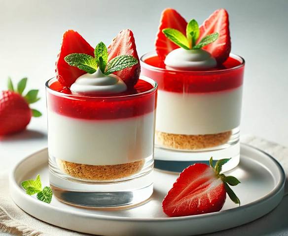 Crème dessert façon cheesecake (sans cuisson)