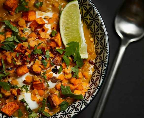 Goldene Süsskartoffel Suppe