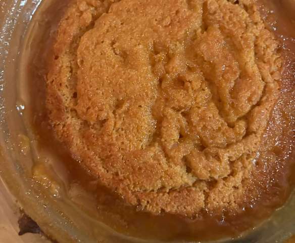 Mel’s just right, GF caramel Self-Saucing Pudding
