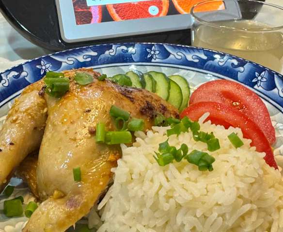 Nasi Ayam Hainan Halia Ayam Bulat My Way @ Thermosuri