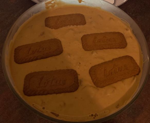 Helado galletas lotus