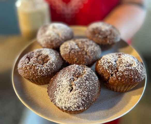 Muffiny z ovesných vloček