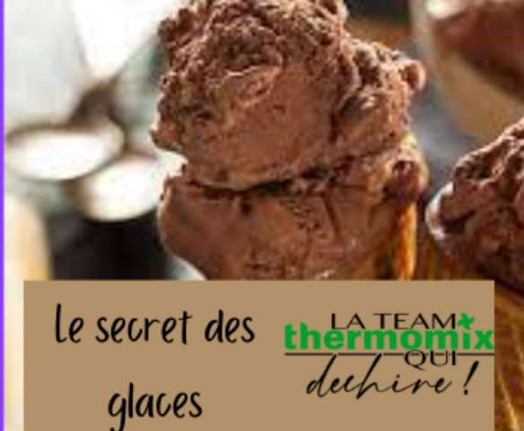 Une glace au chocolat moelleuse