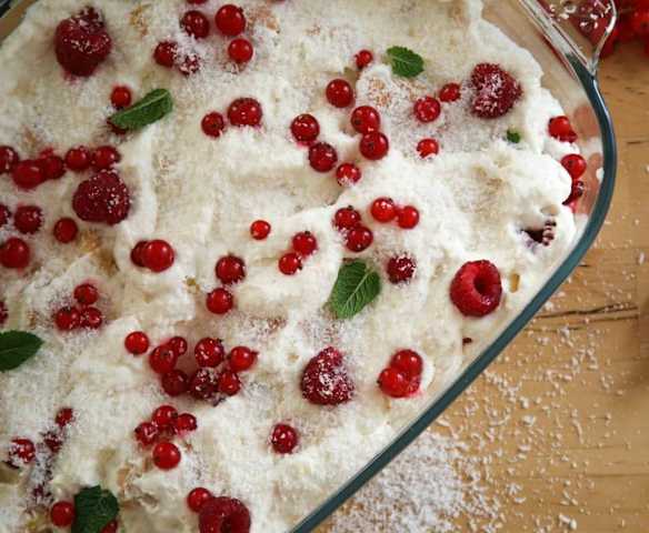 Himbeer-Kokos-Tiramisu