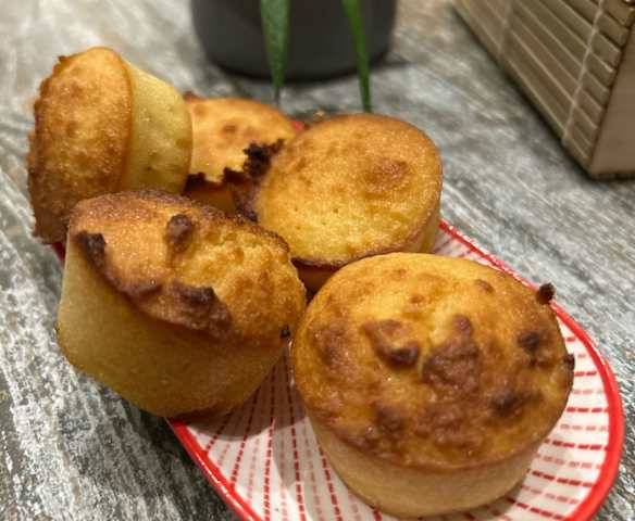 Muffins amande et fleur d’oranger IG bas