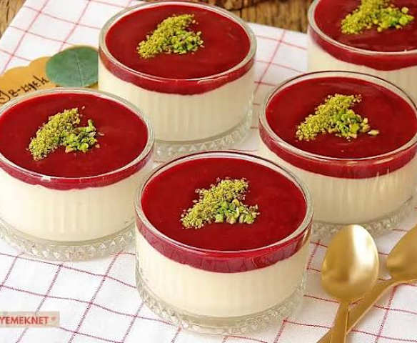 Orman Meyveli Muhallebi