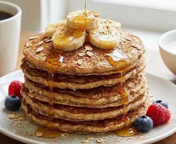 Panquecas de Aveia e Banana