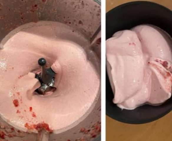 Veganes Eis Kichererbsen-Wasser