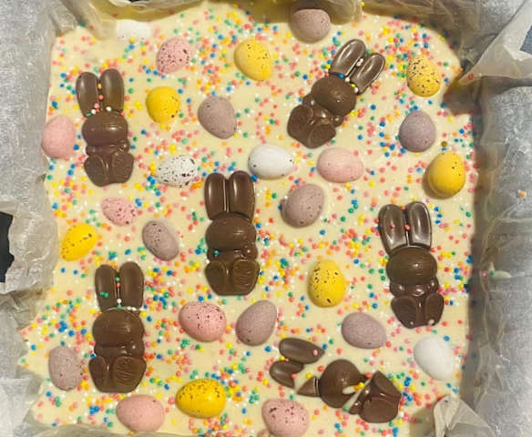 @pipjoyrush Egg-cellent Easter Slice