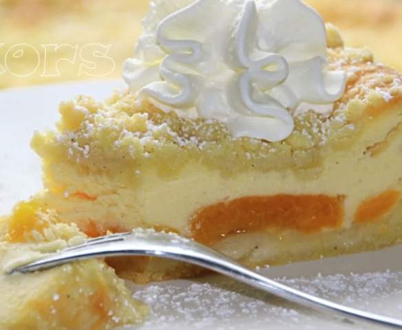 Quark Streusel Kuchen mit Aprikosen
