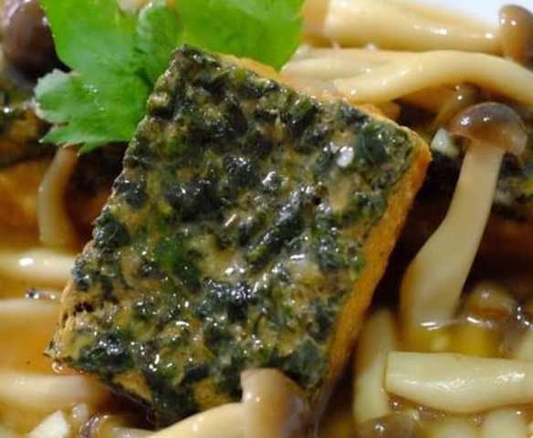 WOW Chinese Spinach Tofu with Mushroom