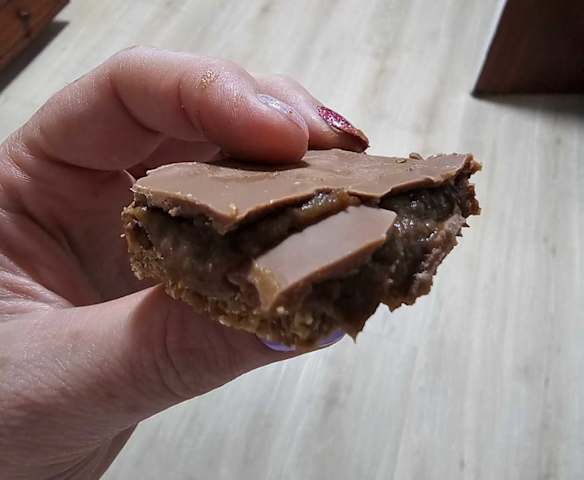 Raw Caramel Slice Bites