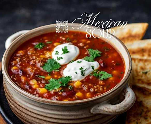Bec's Table; Mexican Beef, Bean and Corn Soup