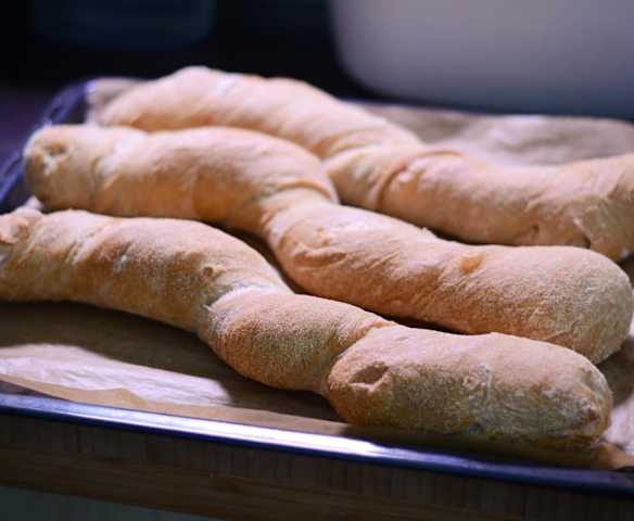 Rustikální bagety podle Vaňka