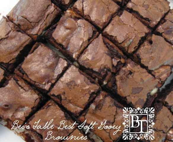Bec's Table Best Soft Gooey Brownies