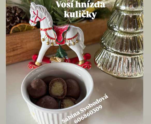 Vosí hnízda bez formičky (kuličky)