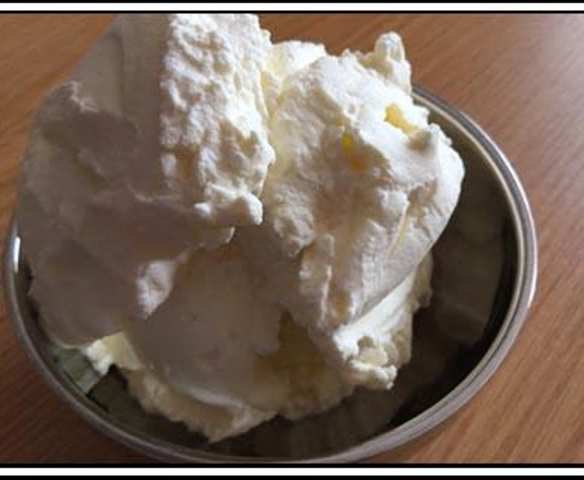 Homemade cream