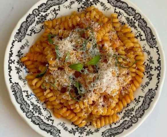 One pot pasta thon & tomates - By Meryame