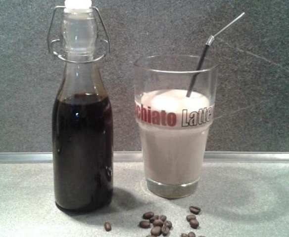 Kaffee-Sirup für Eiskaffee