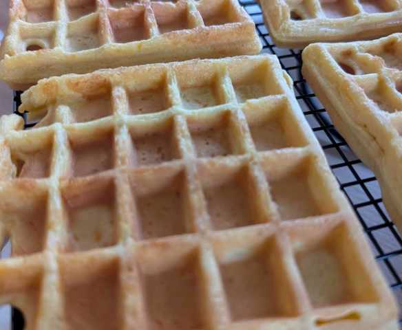 Kürbiswaffeln