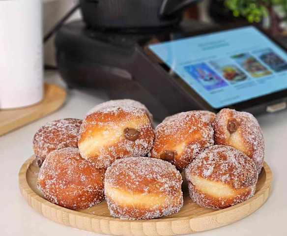 Beignets fourrés Nutella d'un Zeste de Marion