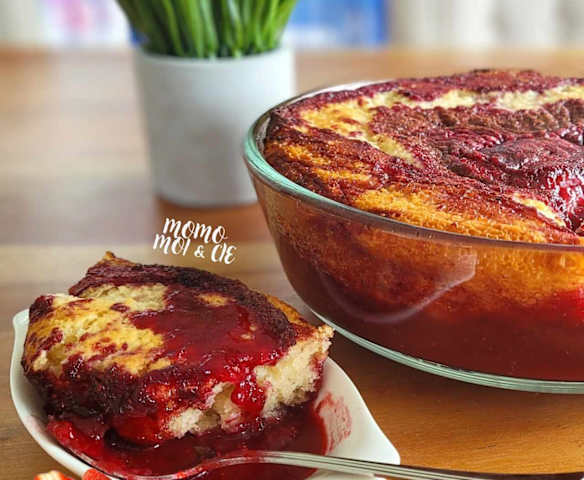 Pouding Chômeur aux fraises