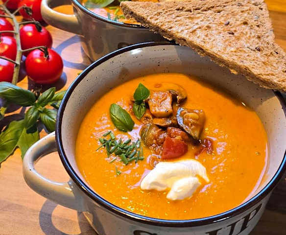 Zucchini - Tomatensuppe 🍅