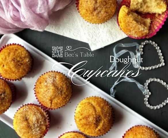 Bec's Table Cupcakes that Taste like Doughnuts