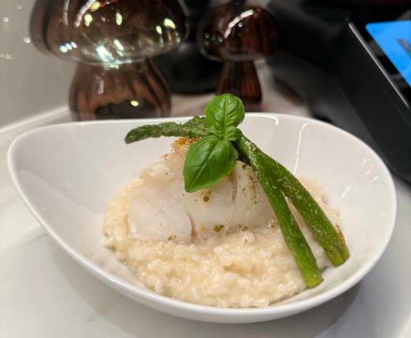 Cabillaud sur son lit de risotto By Kati Momix