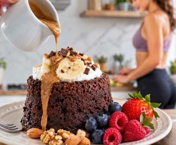 Rychlý tvarohový FIT MugCake