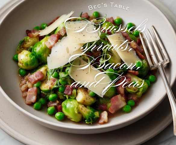 Bec's Table: Brussels Sprouts, Peas & Bacon