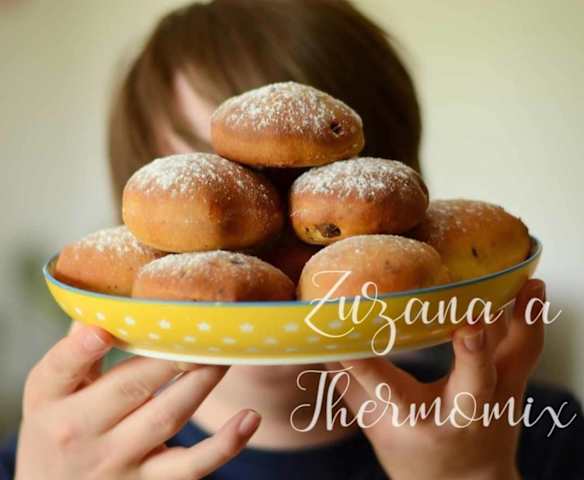 Tvarohové koblihy s čokoládou pečené v troubě 🎈