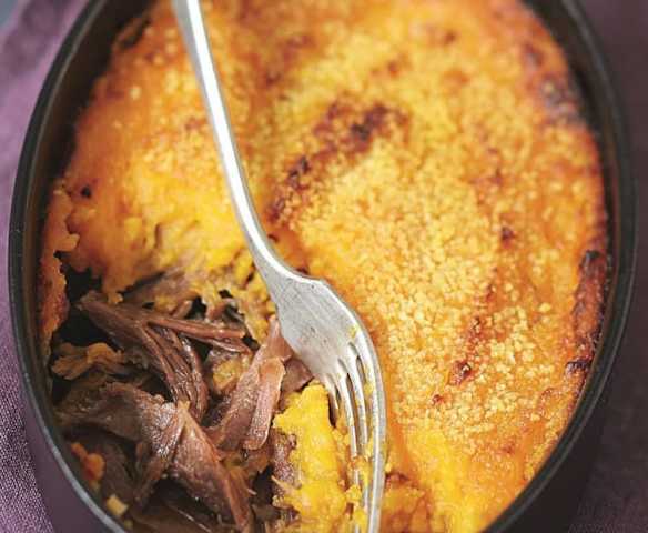 Hachis parmentier au confit de canard