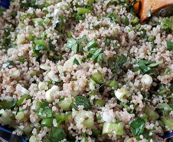 Ginger Quinoa - adapted from Fresh & Light by Donna Hay