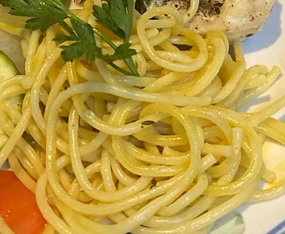 Espaguetis "aglio e olio"