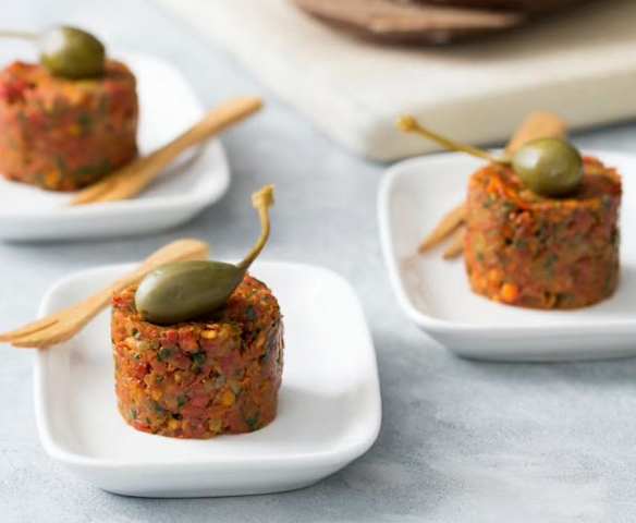 Tatarák ze sušených rajčat