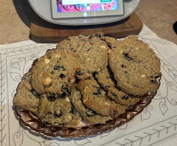 Biscuits avoine (Gruau), chocolat et canneberges
