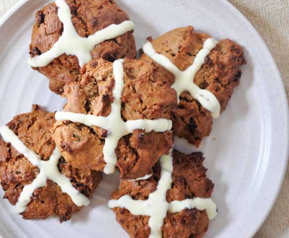 Hot Cross Cookies