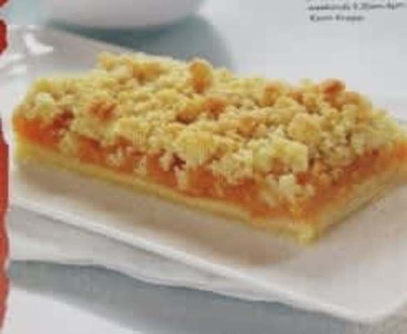 Apricot Crumble Slice