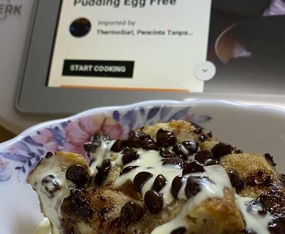 Chocolate Bread Pudding Egg Free