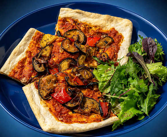 Frische Sauerteig-Pinsa mit Aubergine (HelloFresh #25)