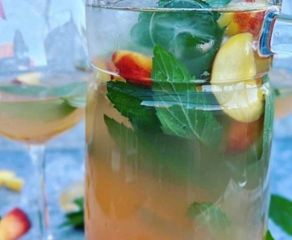 Pfirsich- Eistee (ohne Schwarztee) nach Flohrsmixwelt