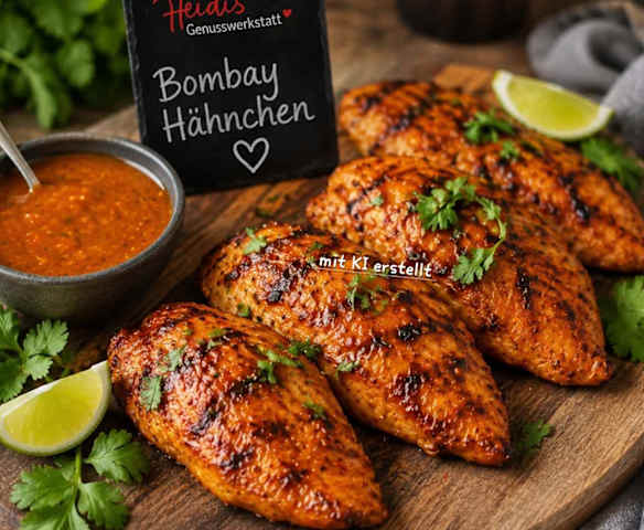 ,,Bombay,, Hähnchen Marinade mit Curry, Chili  & Limette