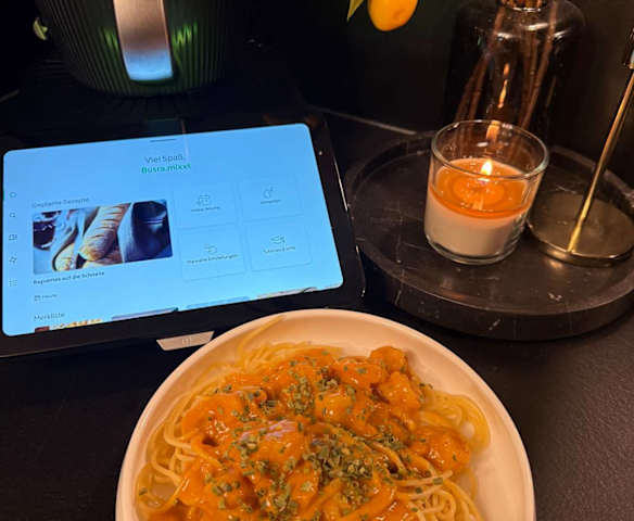 Cremige Garnelensauce