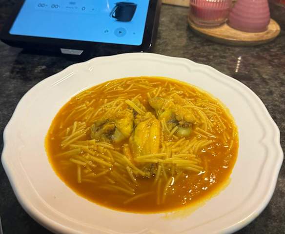 Fideos con pollo (al estilo Marroquí) @imanjbilou