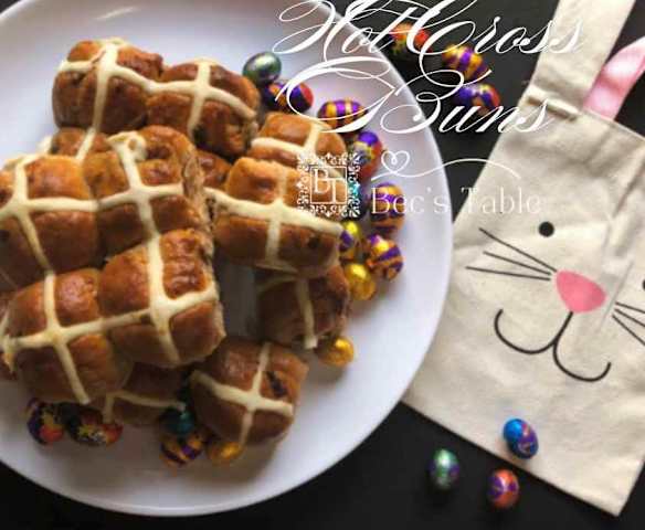 Bec's Table: Patisserie Hot Cross Buns Recipe